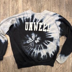 Barstool UNWELL crewneck tie dye top